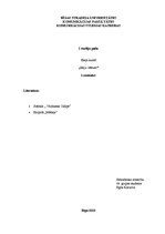 Summaries, Notes 'Sofokls "Valdnieks Oidips",	Eiripīds "Mēdeja"', 1.