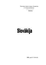 Research Papers 'Slovākija', 1.