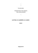 Research Papers 'Latvija 20.gadsimta 40.gados', 1.