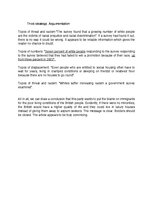 Summaries, Notes 'Discourse historical approach (DHA) analysis of extracts from a leaflet', 3.