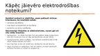 Presentations 'Elektrodrošības noteikumi', 2.