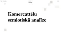Presentations 'Komercattēlu semiotiskā analīze', 1.