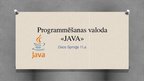 Presentations 'Programmēšanas valoda "Java"', 1.