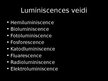 Presentations 'Luminiscence', 8.