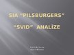 Presentations 'SVID analīze par uzņēmumu "Pilsburgers"', 1.