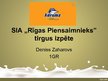 Presentations 'SIA "Rīgas piensaimnieks" tirgus izpēte', 1.