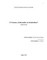 Research Papers 'Ē.Fromms "Psihoanalīze un dzenbudisms"', 1.