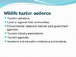 Presentations 'The Wildlife Tourism', 7.