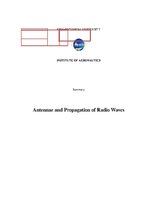 Summaries, Notes 'Antennae and Propagation of Radio Waves', 1.