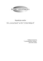 Research Papers 'Reputācijas analīze SIA "Latvija Statoil" un SIA "LUKoil Baltija R"', 1.