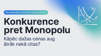 Presentations 'Konkurence pret monopolu: kāpēc dažas cenas aug ātrāk nekā citas', 1.