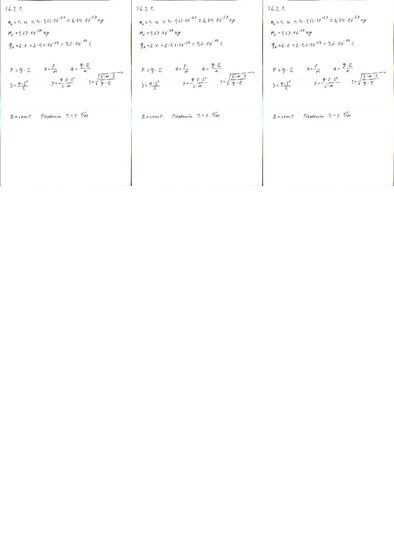 Summaries, Notes 'Fizikas uzdevumu risinājumu apkopojums. Lādētu daļiņu kustība elektrostatiskajā ', 3.