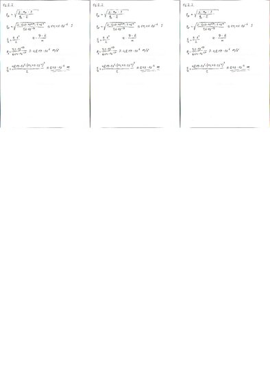 Summaries, Notes 'Fizikas uzdevumu risinājumu apkopojums. Lādētu daļiņu kustība elektrostatiskajā ', 4.