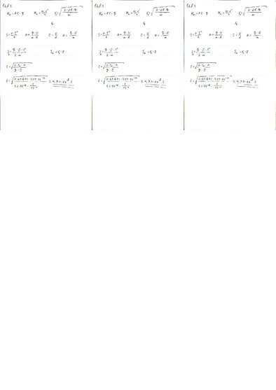 Summaries, Notes 'Fizikas uzdevumu risinājumu apkopojums. Lādētu daļiņu kustība elektrostatiskajā ', 11.