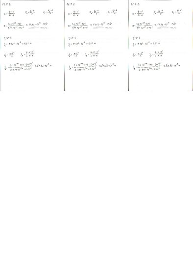 Summaries, Notes 'Fizikas uzdevumu risinājumu apkopojums. Lādētu daļiņu kustība elektrostatiskajā ', 13.