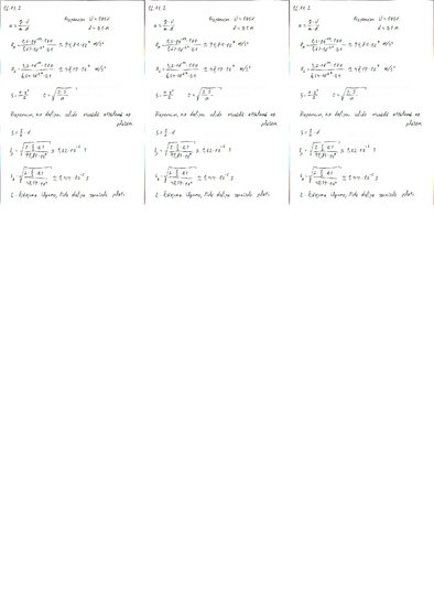 Summaries, Notes 'Fizikas uzdevumu risinājumu apkopojums. Lādētu daļiņu kustība elektrostatiskajā ', 18.