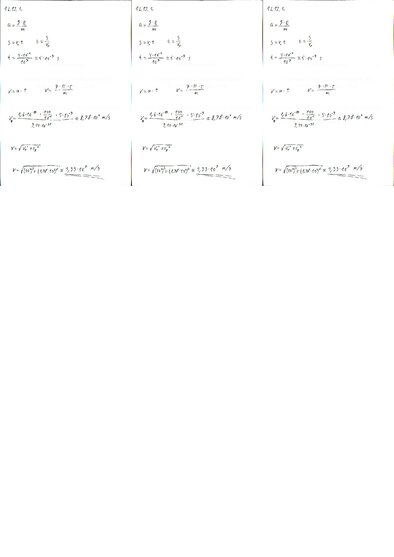 Summaries, Notes 'Fizikas uzdevumu risinājumu apkopojums. Lādētu daļiņu kustība elektrostatiskajā ', 20.