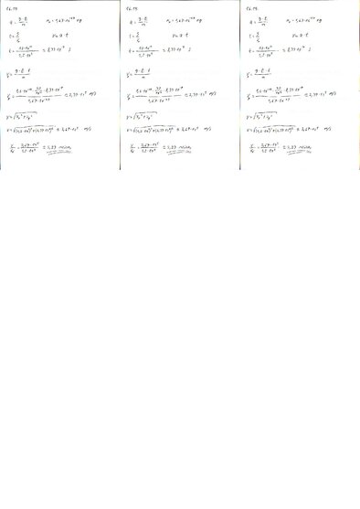Summaries, Notes 'Fizikas uzdevumu risinājumu apkopojums. Lādētu daļiņu kustība elektrostatiskajā ', 27.