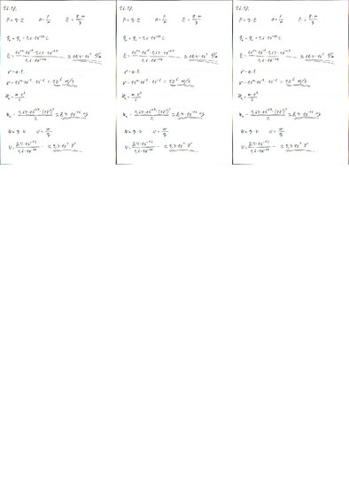 Summaries, Notes 'Fizikas uzdevumu risinājumu apkopojums. Lādētu daļiņu kustība elektrostatiskajā ', 30.