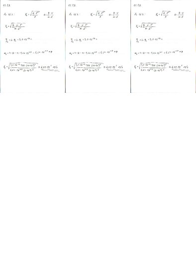 Summaries, Notes 'Fizikas uzdevumu risinājumu apkopojums. Lādētu daļiņu kustība elektrostatiskajā ', 32.