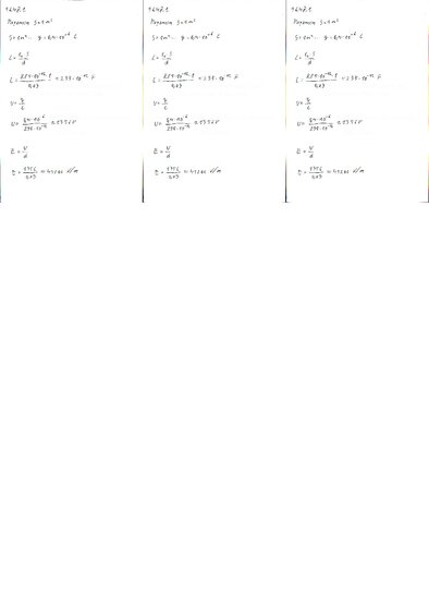 Summaries, Notes 'Fizikas uzdevumu risinājumu apkopojums. Lādētu daļiņu kustība elektrostatiskajā ', 62.