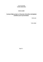 Research Papers 'Latvijas Zaļās partijas un Zemnieku Savienības ideoloģiskās nostādnes pirms apvi', 1.