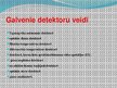 Presentations 'Dūmu detektori', 3.