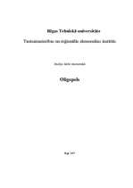 Research Papers 'Oligopola tirgus novērtēšana', 1.
