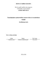 Term Papers 'Ārpakalpojumu grāmatvedības nozares riski un to mazināšanas iespējas', 1.