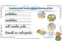 Presentations 'Latviešu valodas rakstīšanas uzdevumi 1.–2. klasei', 4.