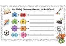 Presentations 'Latviešu valodas rakstīšanas uzdevumi 1.–2. klasei', 8.