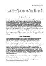 Research Papers 'Latvijas valsts simboli', 1.