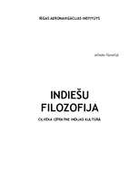 Research Papers 'Indiešu filosofija', 1.