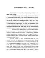 Research Papers 'Senās Romas kultūra', 1.