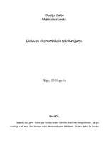 Research Papers 'Lietuvas ekonomiskais raksturojums', 1.
