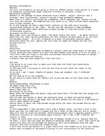 Summaries, Notes 'Biology Investigation Osmosis', 1.