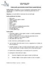 Summaries, Notes 'Ūdeņraža peroksīda katalītiskā sadalīšanās', 1.