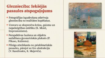 Presentations 'Modernisms', 4.