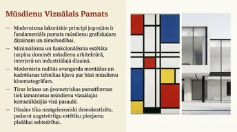 Presentations 'Modernisms', 18.