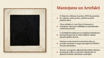 Presentations 'Modernisms', 19.