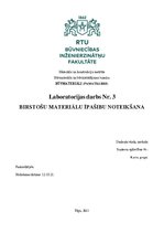 Summaries, Notes 'Laboratorijas darbs "Birstošu materiālu īpašību noteikšana"', 1.