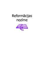 Essays 'Reformācijas nozīme', 1.