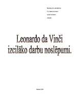 Research Papers 'Leonardo da Vinči izcilāko darbu noslēpumi', 13.
