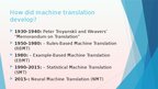 Presentations 'Machine translation', 3.