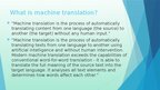 Presentations 'Machine translation', 6.