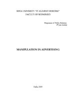Research Papers 'Manipulation in Advertising', 1.