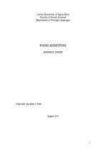 Research Papers 'Food Additives', 1.