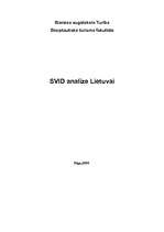 Summaries, Notes 'SVID analīze Lietuvai', 1.