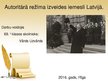 Presentations 'Autoritārā režīma izveides iemesli Latvijā', 1.