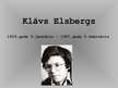 Presentations 'Klāvs Elsbergs', 1.